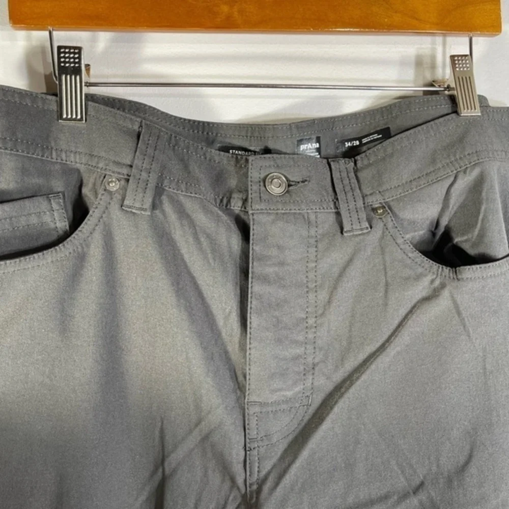PrAna Men’s Standard Fit Pant Size 34/28 color Gray